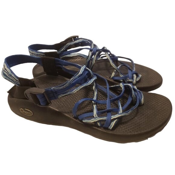 Chaco ZX3 Yampa Sandals Sand Dune Blue Womens Size 11 - Picture 1 of 5